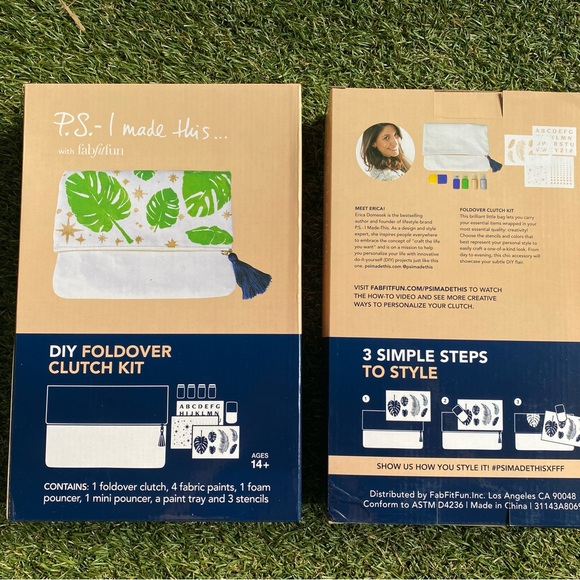 PS I Made This DIY Clutch Kit Monstera Palm (1 kit) - Picture 4 of 7